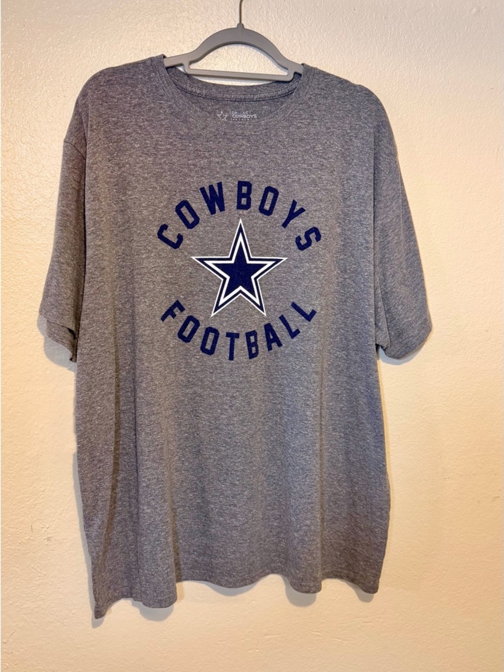 Unisex Cowboys Football Gray Logo Tee